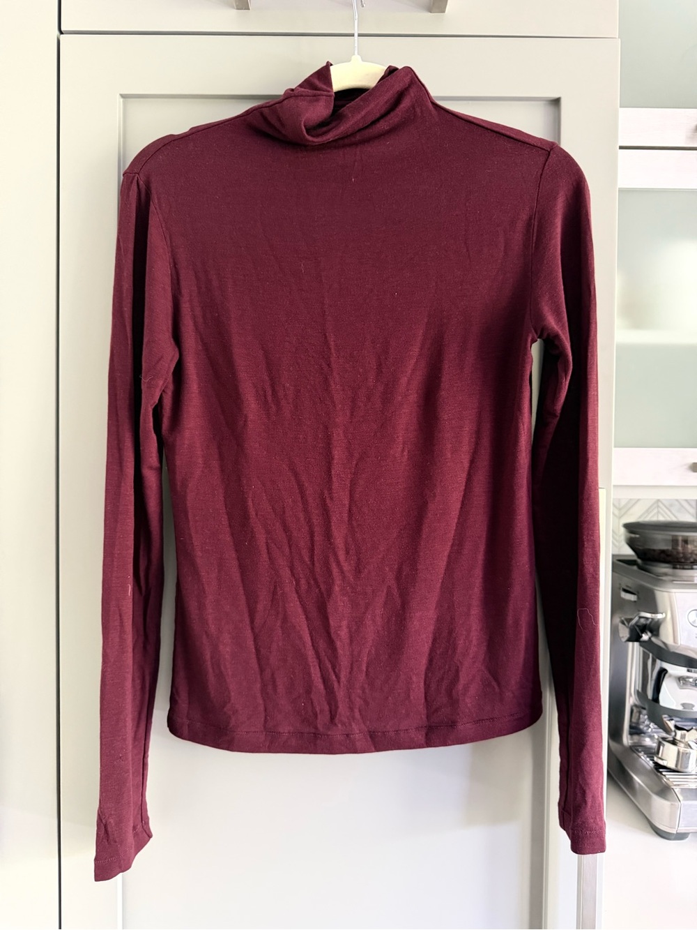 Uniqlo Cashmere Long-Sleeve Turtleneck - Burgundy